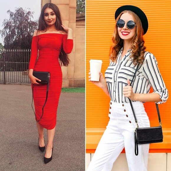 Crossbody Bag for Women Cellphone Little Purse with Credit Card Slots Lightweigh - Picture 2 of 7